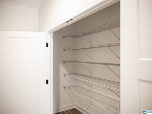 view of closet
