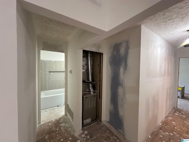 861 Lankford Ln, Alexandria, AL 36250 - corridor featuring a textured ceiling