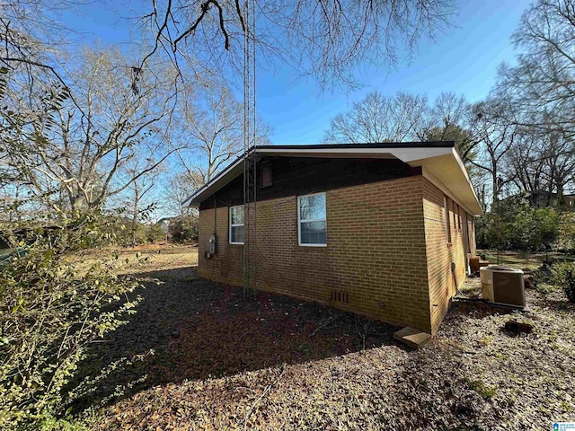 861 Lankford Ln, Alexandria, AL 36250 - view of side of property with cooling unit and brick siding