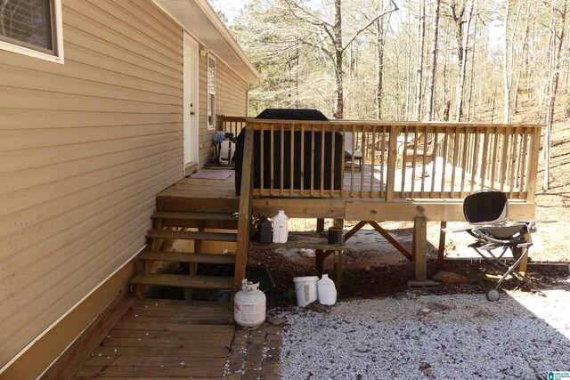 1310 County Road 264, Wedowee, AL 36278 - view of deck