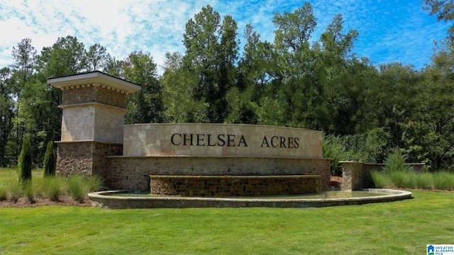 873 Fish Camp Rd, Chelsea, AL 35043 - community sign with a lawn
