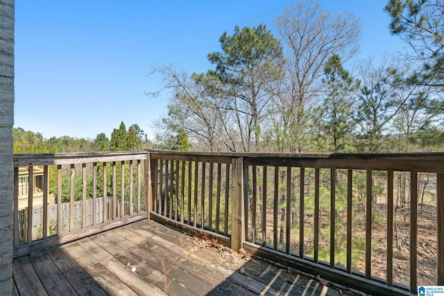 view of deck