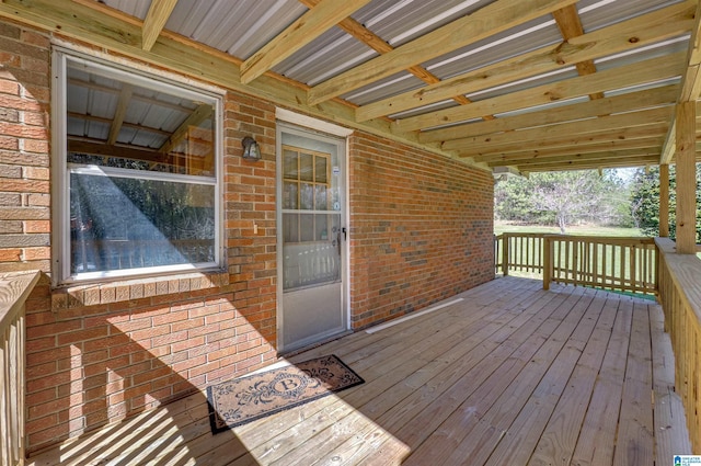 view of deck