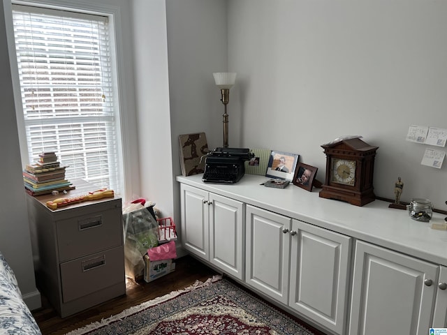 interior details with wood finished floors