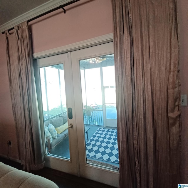 7459 15th Street Rd, Bessemer, AL 35023 - entryway with french doors and a healthy amount of sunlight