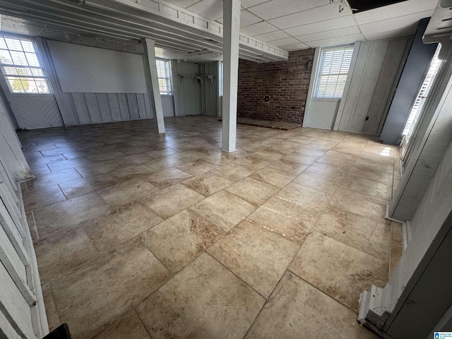 1804 Ragsdale Rd, Cullman, AL 35055 - basement featuring a drop ceiling and plenty of natural light