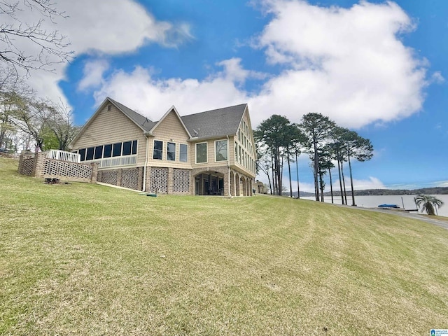 360 Frankies Rd, Vincent, AL 35178 - rear view of property with a yard