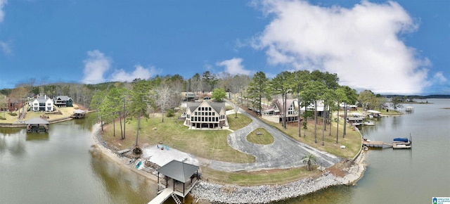 360 Frankies Rd, Vincent, AL 35178 - drone / aerial view with a water view