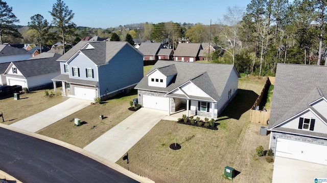 birds eye view of property featuring a residential view