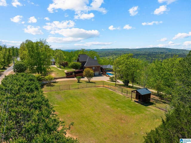 206 Shaw Rd, Pell City, AL 35128 - birds eye view of property with a view of trees
