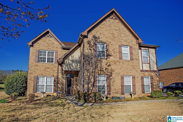 8014 Waterford Dr, Pinson, AL 35126 - view of front of house with a front yard and brick siding