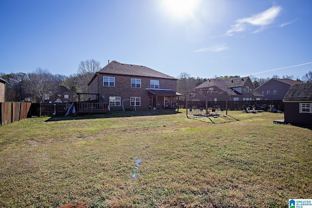 8014 Waterford Dr, Pinson, AL 35126 - view of yard with a fenced backyard and a residential view