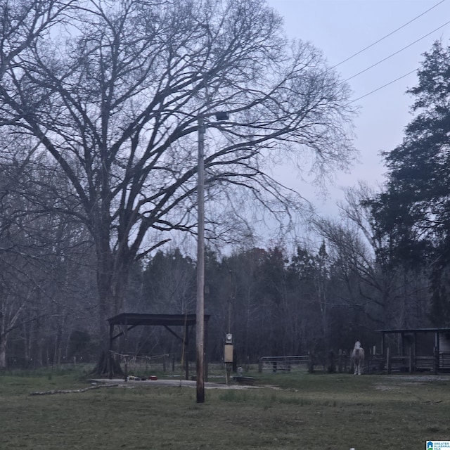 view of home's community with a view of trees