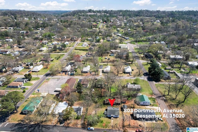 aerial view