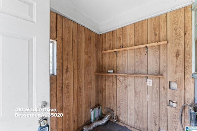 washroom featuring laundry area