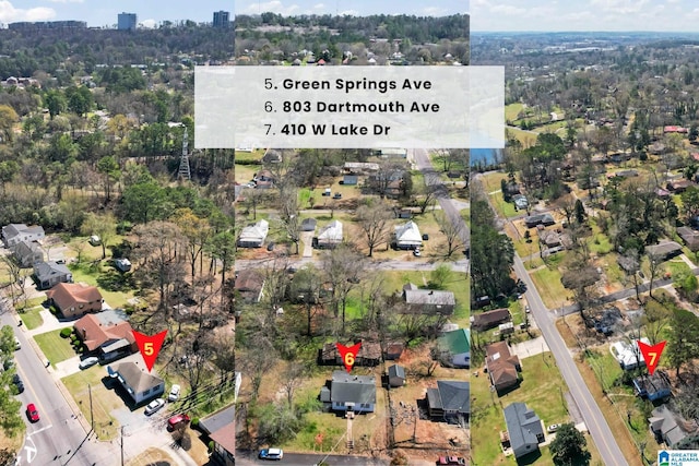 drone / aerial view