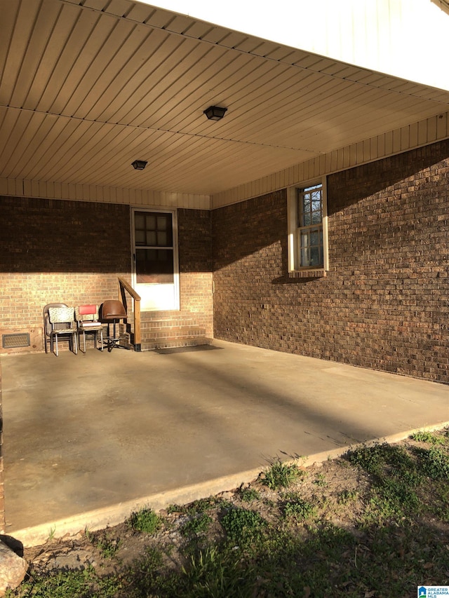 view of patio / terrace with entry steps