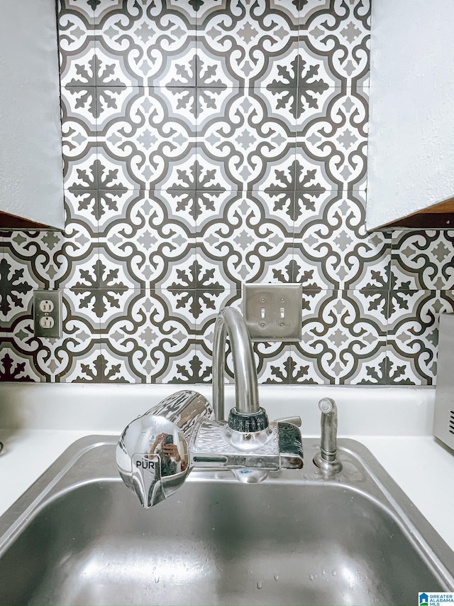 details featuring a sink
