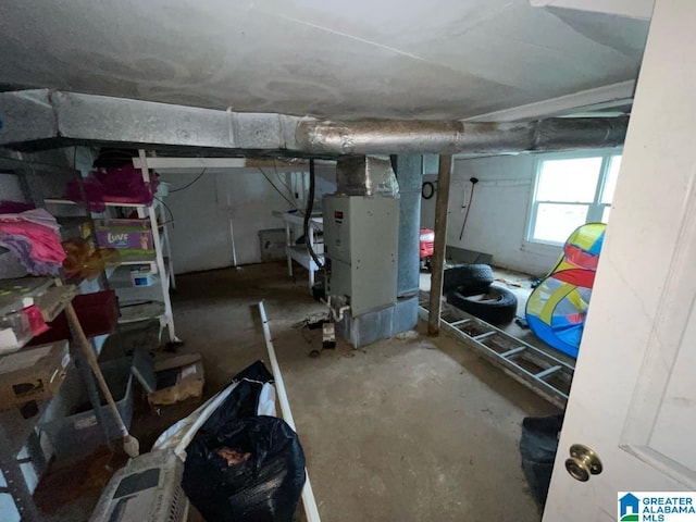 11 Coosa St, Childersburg, AL 35044 - basement with heating unit