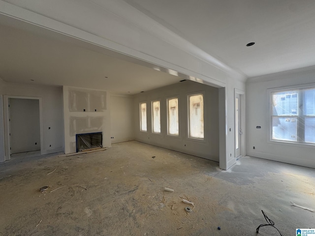 104 Linden Ln, Birmingham, AL 35242 - unfurnished living room with a fireplace