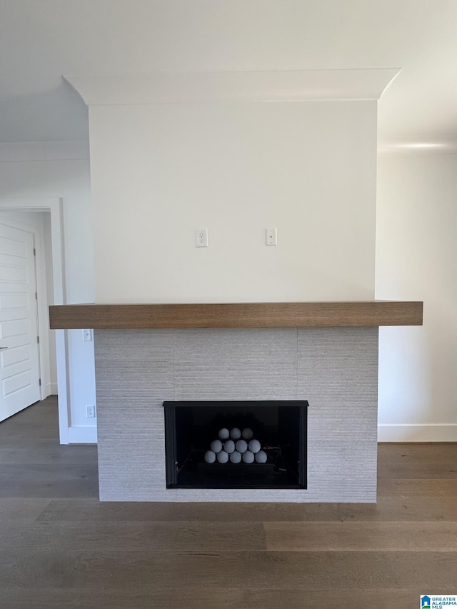 104 Linden Ln, Birmingham, AL 35242 - detailed view of a fireplace and wood finished floors