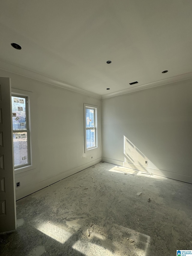 104 Linden Ln, Birmingham, AL 35242 - unfurnished room featuring crown molding, visible vents, and baseboards
