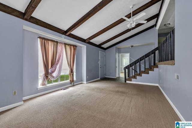 2610 Gaylon St, Birmingham, AL 35235 - unfurnished living room featuring carpet flooring and healthy amount of natural light