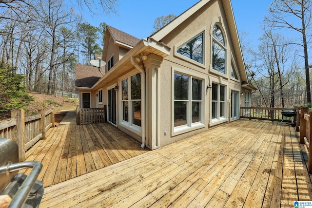 view of deck