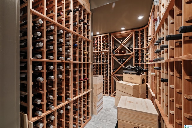 4603 Clairmont Ave, Birmingham, AL 35222 - wine area featuring recessed lighting and wood finished floors
