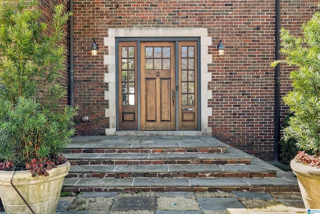 4603 Clairmont Ave, Birmingham, AL 35222 - view of exterior entry with brick siding