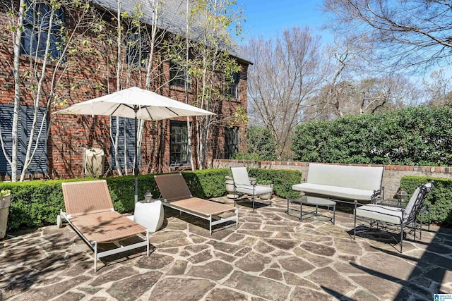 4603 Clairmont Ave, Birmingham, AL 35222 - view of patio with an outdoor living space