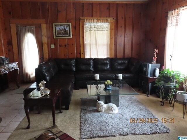4255 Pulaski St, Birmingham, AL 35217 - living room with wooden walls