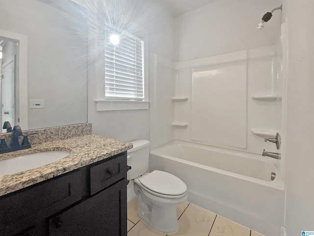571 Grayson Pl, Chelsea, AL 35043 - bathroom featuring  shower combination, toilet, and vanity