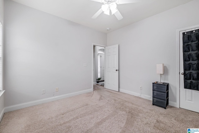 471 River Oaks Ln, Helena, AL 35080 - unfurnished bedroom with carpet flooring, baseboards, and ceiling fan