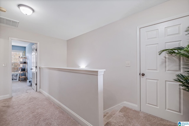 471 River Oaks Ln, Helena, AL 35080 - hallway with carpet flooring and baseboards