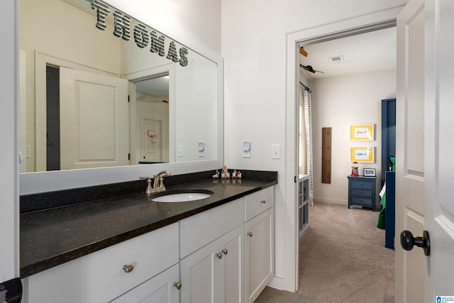 4460 Tuckahoe Ln, Hoover, AL 35226 - bathroom with visible vents and vanity