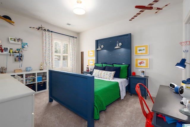 4460 Tuckahoe Ln, Hoover, AL 35226 - bedroom with visible vents and light colored carpet