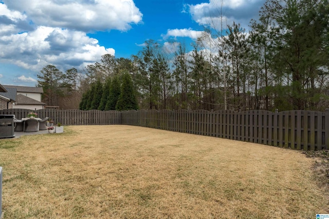 4460 Tuckahoe Ln, Hoover, AL 35226 - view of yard with a fenced backyard