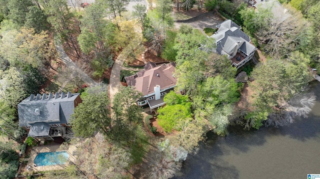 4049 Water Willow Ln, Hoover, AL 35244 - aerial view with a water view