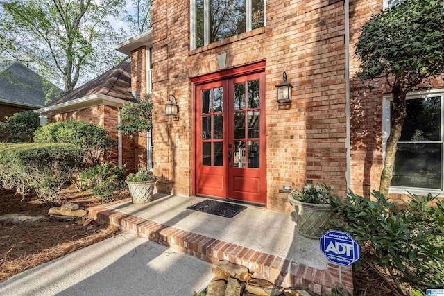4049 Water Willow Ln, Hoover, AL 35244 - view of exterior entry featuring french doors and brick siding