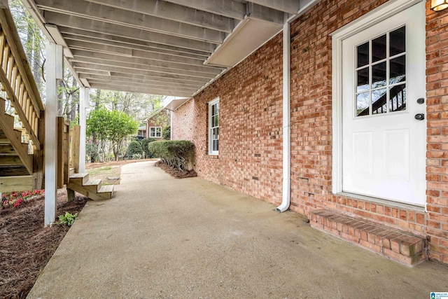 4049 Water Willow Ln, Hoover, AL 35244 - view of patio / terrace featuring a carport
