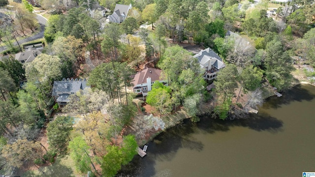 4049 Water Willow Ln, Hoover, AL 35244 - drone / aerial view featuring a water view
