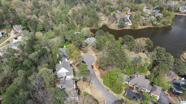 4049 Water Willow Ln, Hoover, AL 35244 - drone / aerial view with a water view and a residential view