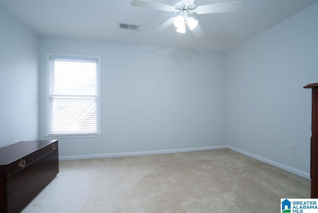 1595 Creekstone Cir, Birmingham, AL 35243 - carpeted empty room with baseboards and a ceiling fan