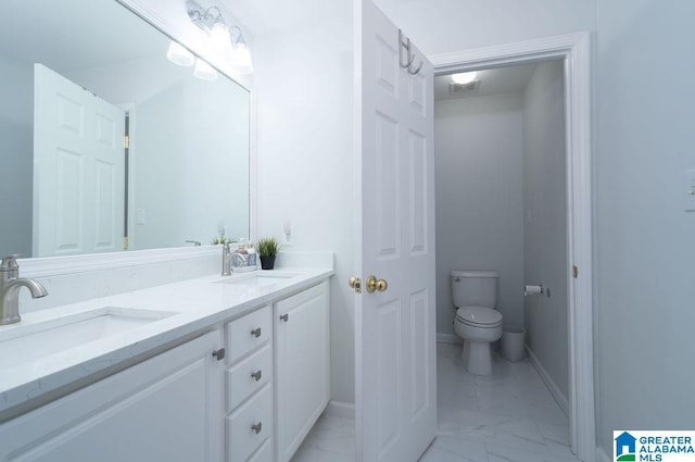 1595 Creekstone Cir, Birmingham, AL 35243 - full bathroom with marble finish flooring and double vanity