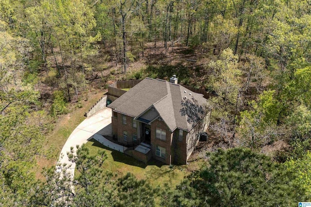 13147 Allison Dr, Lake View, AL 35111 - birds eye view of property with a wooded view