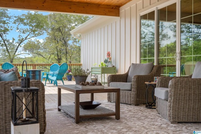 2505 Shore Side Ln, Sylacauga, AL 35151 - view of patio / terrace with an outdoor hangout area