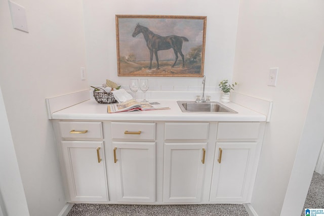16 Eagle Rock Dr, Alabaster, AL 35007 - bathroom featuring a sink and baseboards
