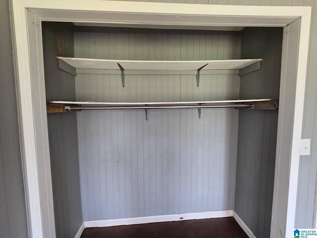 view of closet