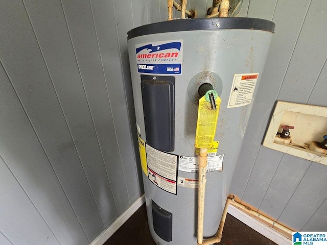 utilities featuring water heater